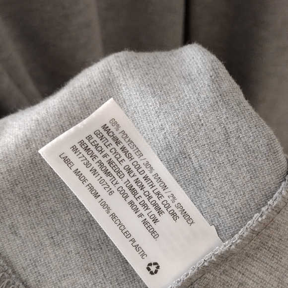 A New Day Women's Gray Heathered Knit Pockets Fit & Flare Stretch Sleeveless M - Picture 9 of 9